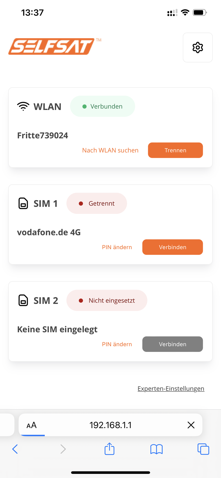 SELFSAT MWR 5550 - 5G / 4G LTE / 3G & WLAN Router mit bis 3,3 Gbit/s