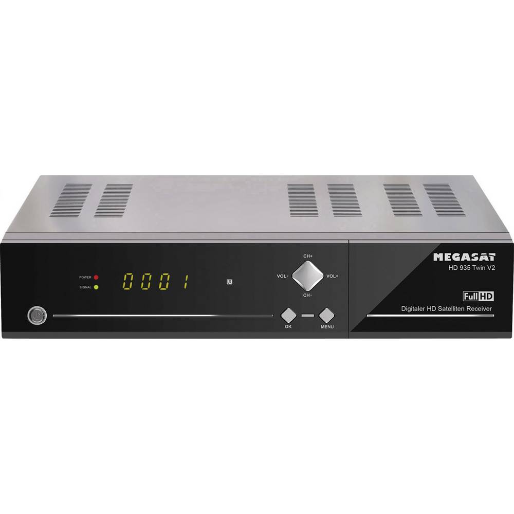 Megasat HD 935 Twin V2 HDTV Sat Receiver Live Stream USB PVR WiFi Mediacenter