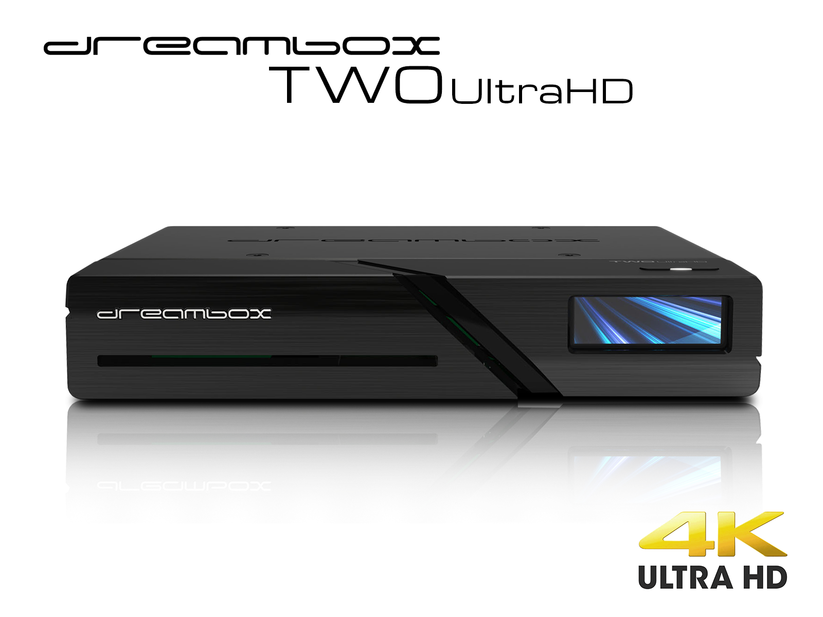 Dreambox Two Ultra HD 2x DVB-S2X MIS Tuner 4K 2160p E2 Linux Dual Wifi H.265 HEVC