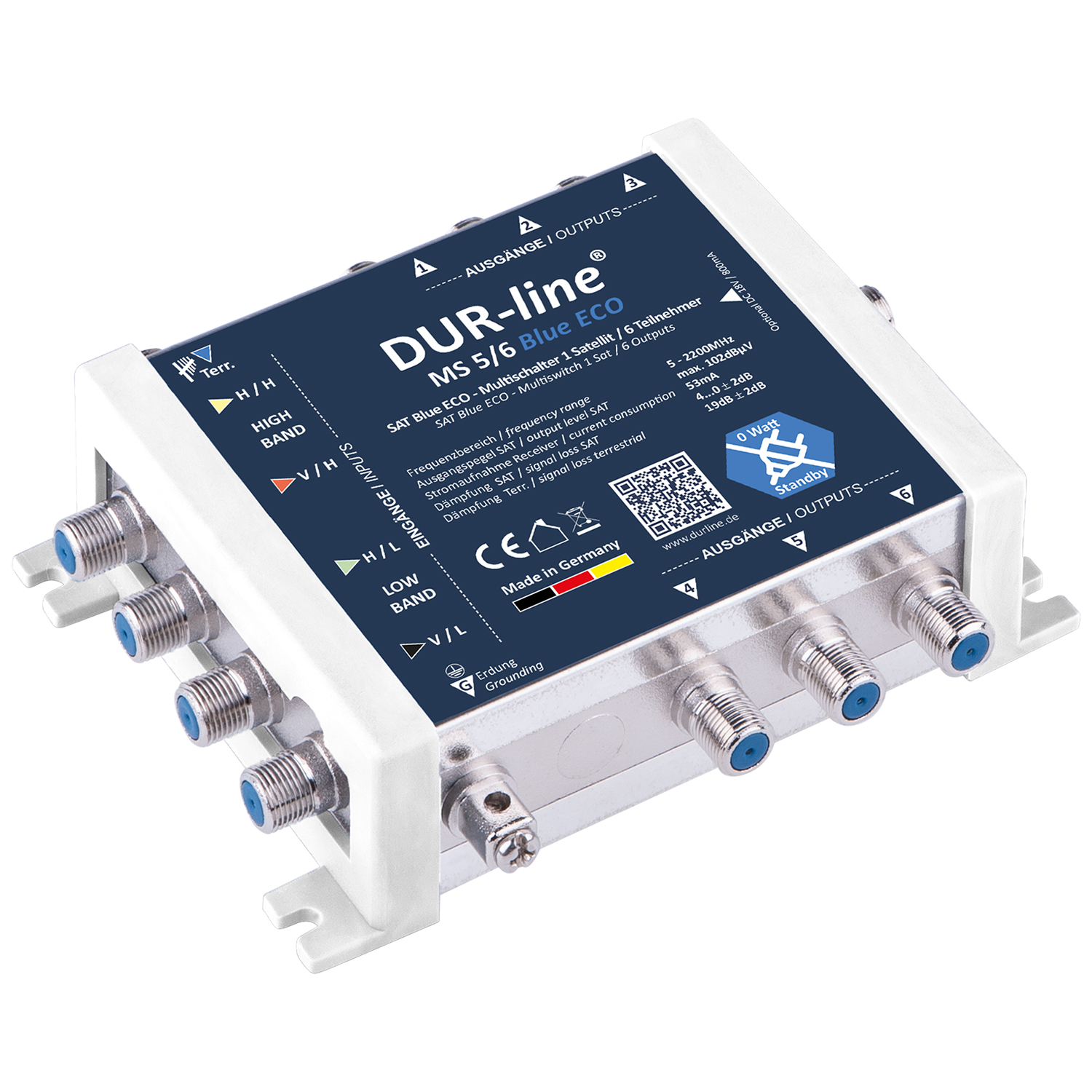 DUR-line MS 5/6 Blue ECO - Multischalter