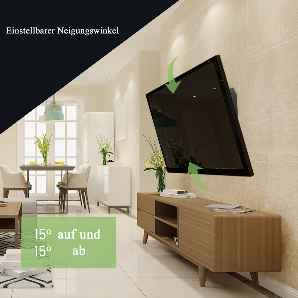 TV Wandhalterung Neigbar 32 bis 75 Zoll ( 81 - 189cm) LCD LED Halterung, 40Kg