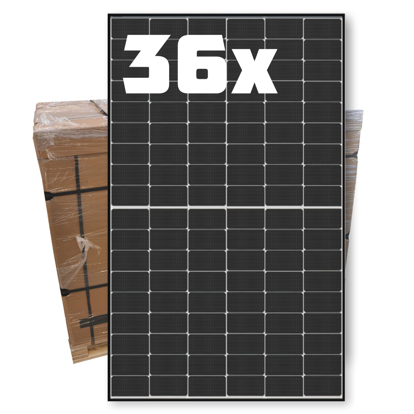 36 Stück Solarmodul Suntech (Rahmen schwarz) STP425S-C54/Nshb 425W inkl. Versand