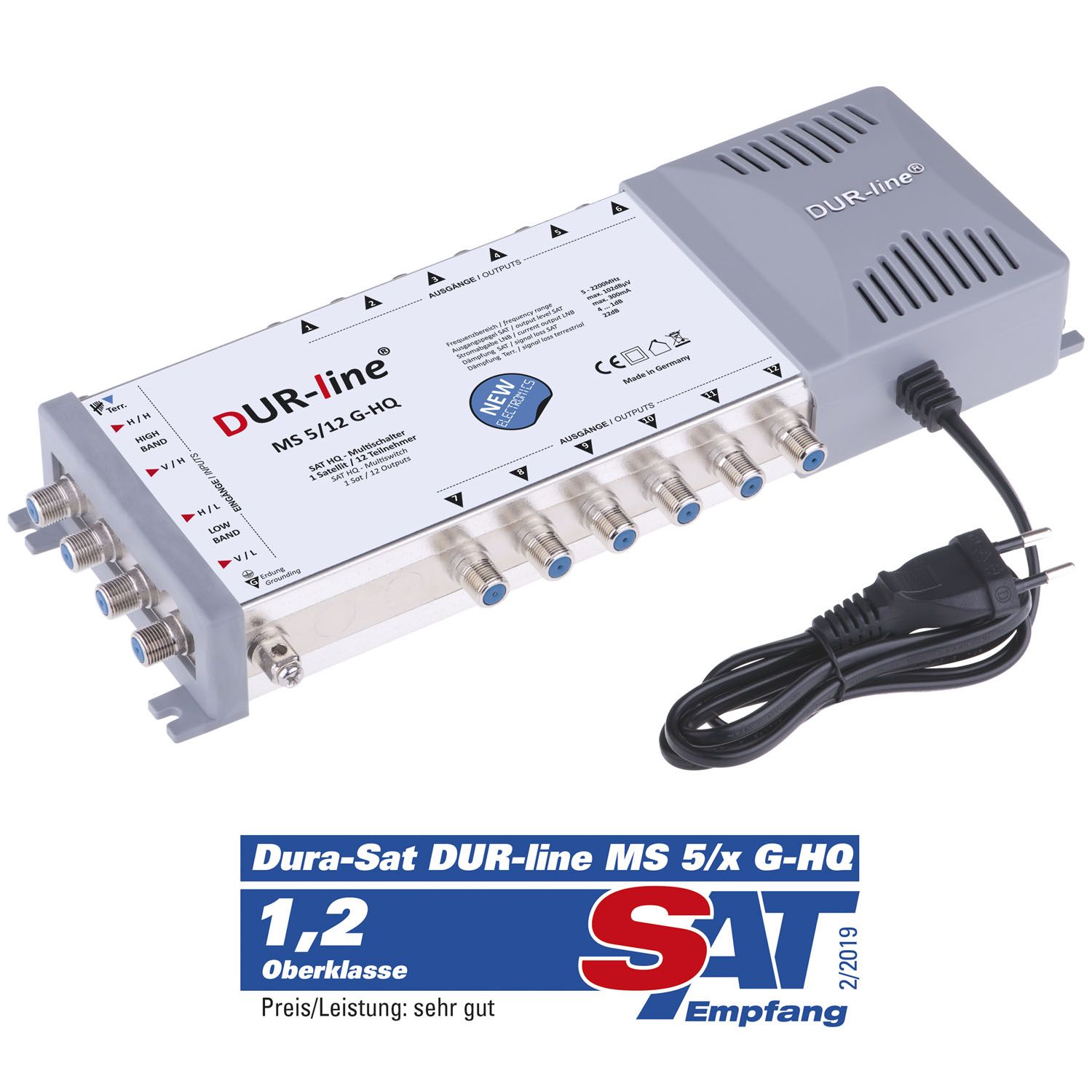 DUR-line MS 5/12 G-HQ - Multischalter