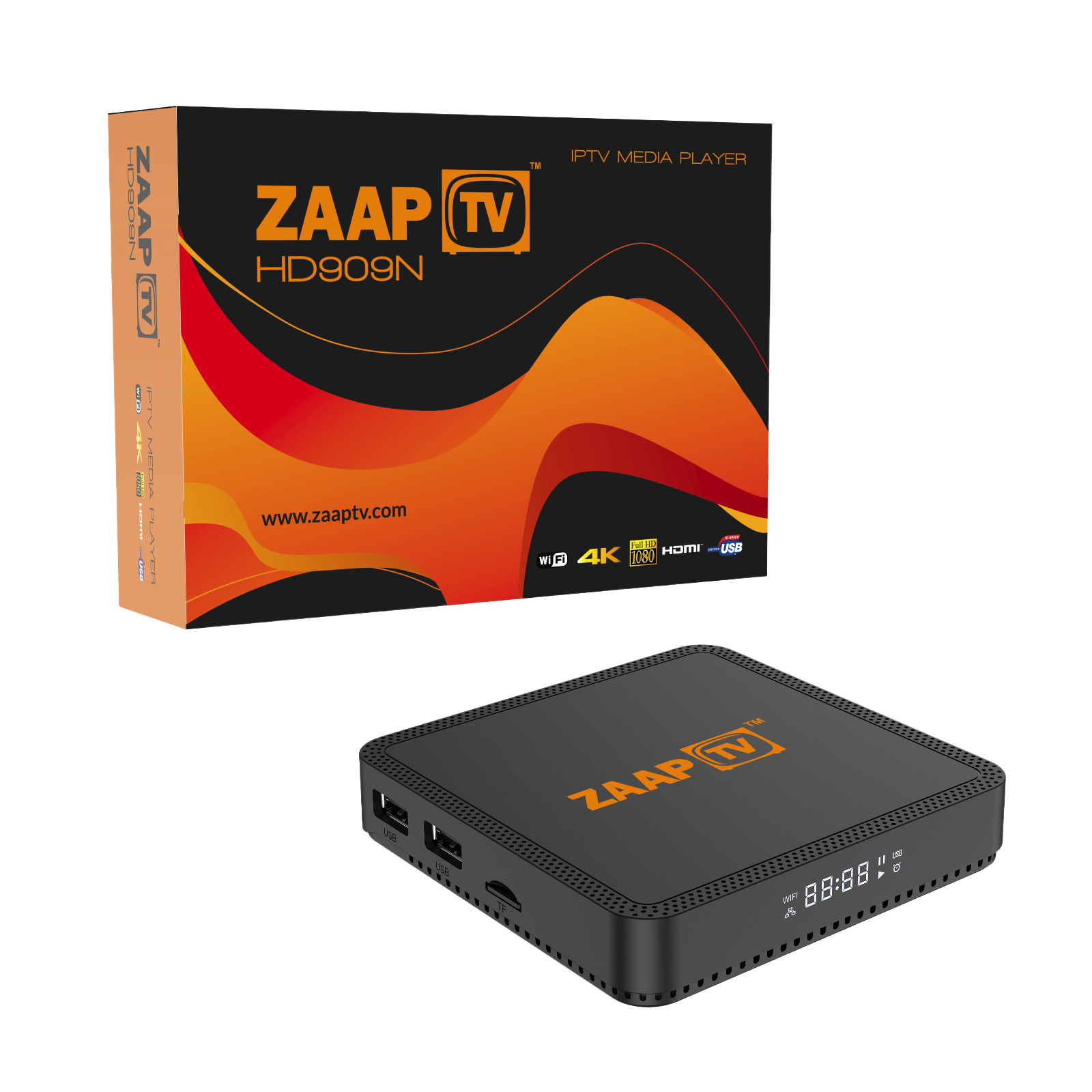 ZaapTV HD909N Android 11Mediaplayer - 2 Jahre ZaapTV Greek / Griechisches Fernsehen