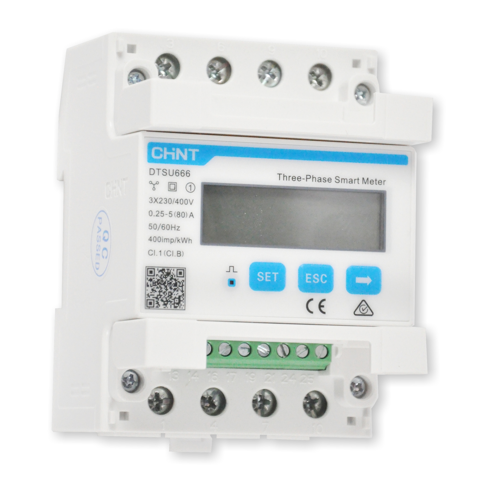 Smart Meter DTSU-666 - 1 x RS485 + 1 x Impulsausgang