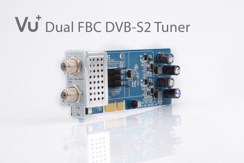 VU+ DVB-S2/S2X FBC Twin Tuner Uno 4K / Duo 4K / Ultimo 4K ( 8 Demodulatoren )