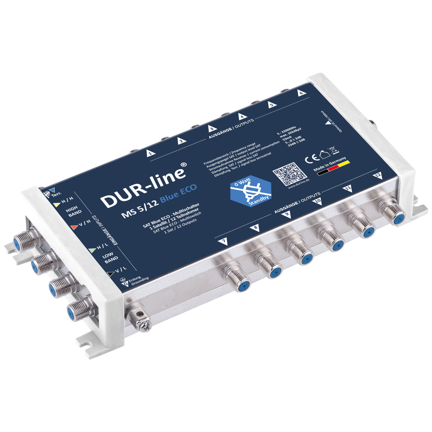 DUR-line MS 5/12 Blue ECO - Multischalter