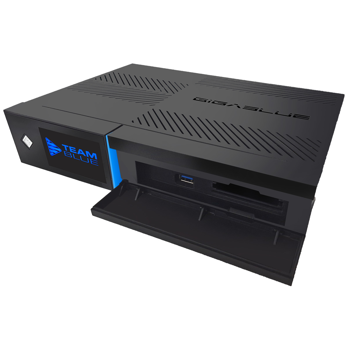 GigaBlue UHD Quad 4K Pro 2x DVB-S2 FBC Linux E2 Receiver (PVR-Ready, WiFi, Gigabit-LAN, Bluetooth)